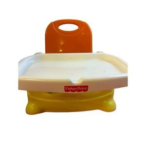 FP Fisher Price Travel Booster Highchair Tray Orange Yellow